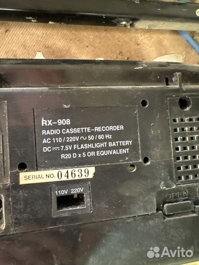 Магнитофон Slver rx-908