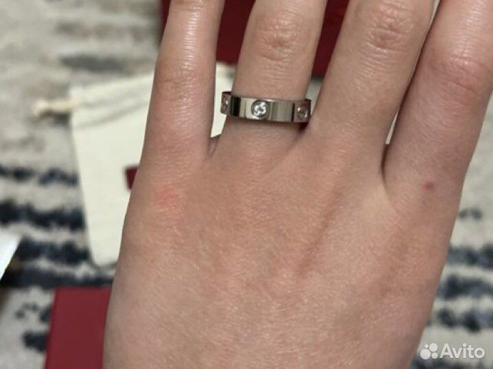 Кольцо Cartier Love 18 размер