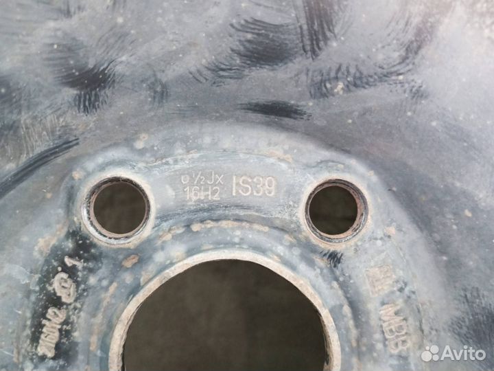 Штампованный диск R16x6.5 5x105 Opel Astra J P10