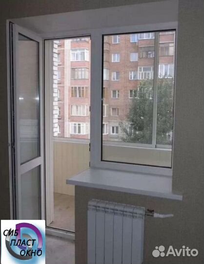 Балконный блок пвх под ключ