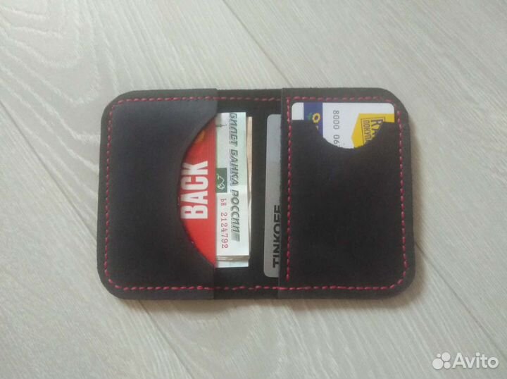 Картхолдер миникошелек ручной работы
