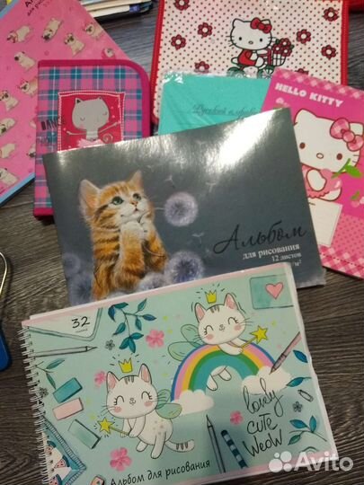 Новые Школьные (канц.товары для девочки.Тема