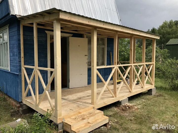 Строительная бригада/пристройки, веранды, террасы