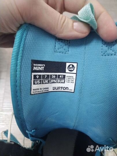 Сноубордические ботинки Burton mint женские