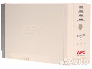 Ибп APC Back-UPS CS 500VA (резервный, 500 ва)