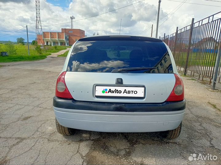 Renault Clio 1.1 МТ, 2001, 184 000 км