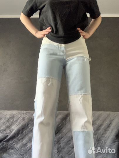 Вещи пакетом, джинсы, рубашки, платья