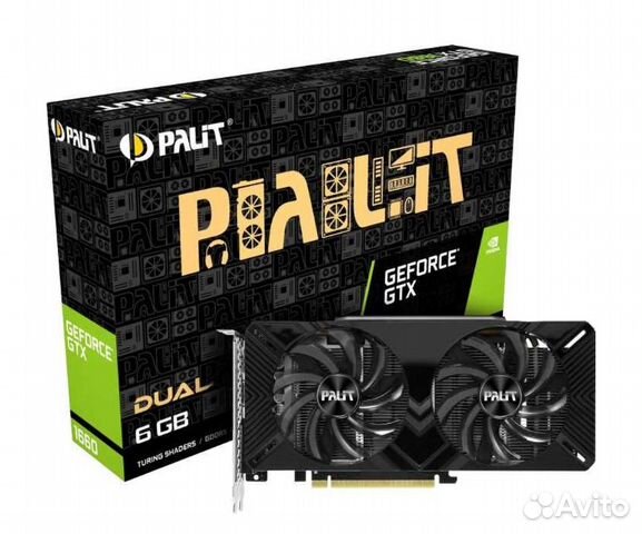 Видеокарта Palit GeForce GTX 1660 Dual 6GB