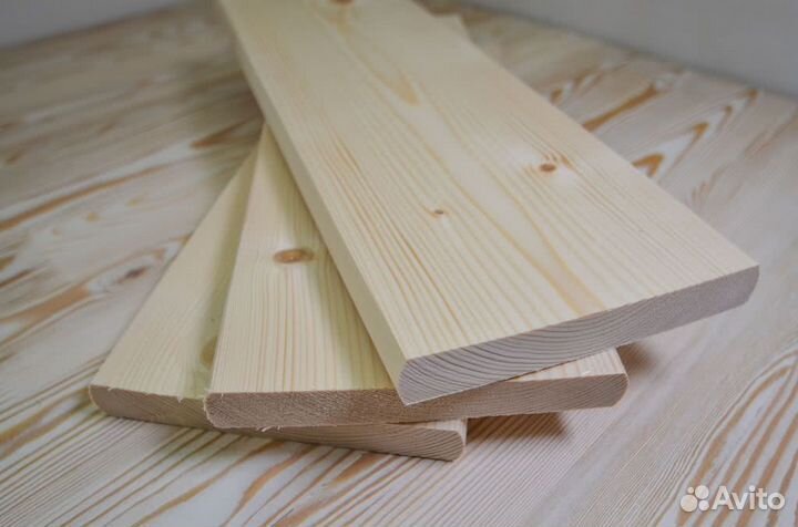 Планкен сосна / 20х120 мм / сорт ав