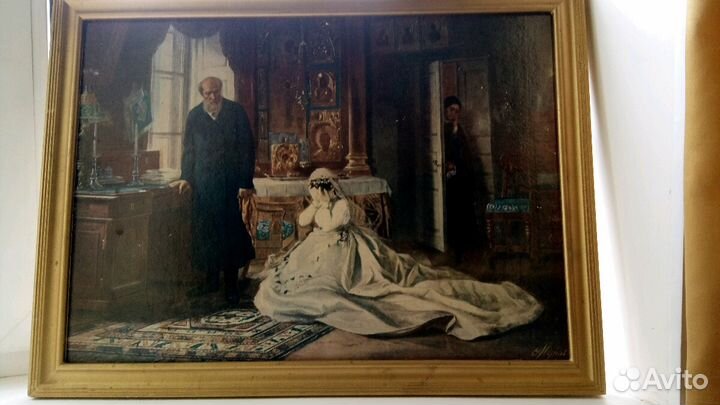 Репродукция Журавлёва Перед венцом