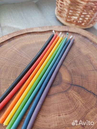 Свечи из пчелиного воска 40 минут горения