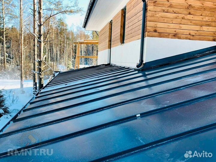 Гладкие стальные листы на крышу