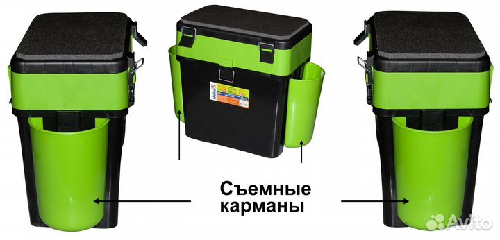 Ящик для зимней рыбалки 40*37*24 см