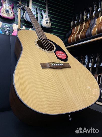 Fender CD 60S Nat акустика массив из ели (Новая)