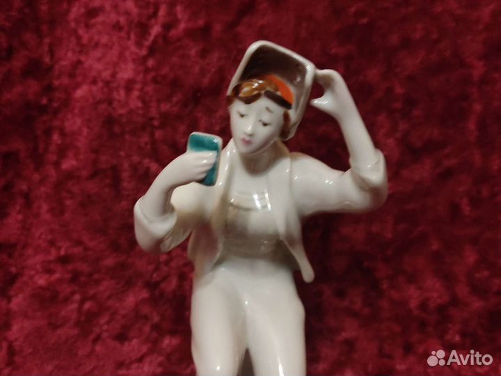 Статуэтка Сварщица Лфз СССР