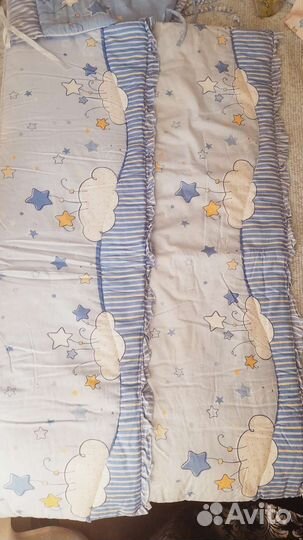 Бортики в детскую кроватку бу