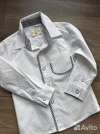 Рубашка 100 хлопок новая 110 см / 120 см