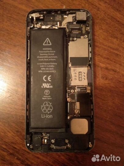 iPhone 5 без дисплея