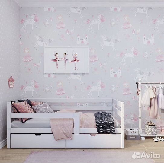 Подростковая кровать из массива 160х80 см