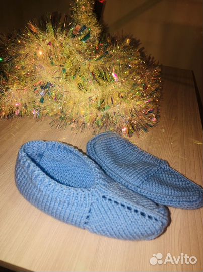 Шерстяные носки(тапочки)