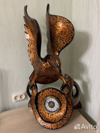 Хохлома часы