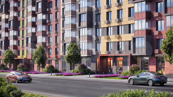 2-к. квартира, 57,7 м², 16/16 эт.