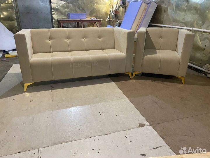 Диван Велюр, диван в кафе, бар, ресторан