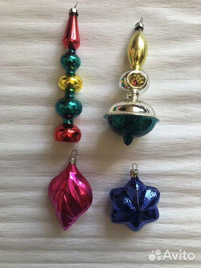 Елочные игрушки СССР