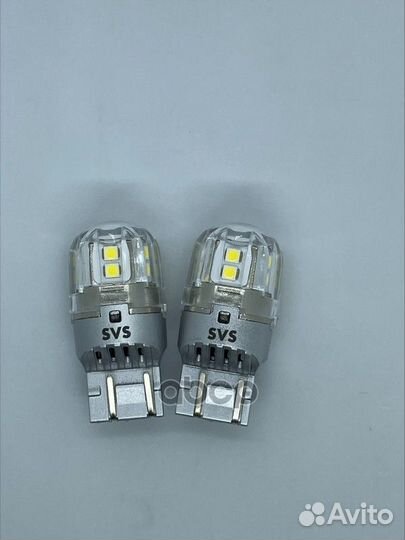 Лампа светодиодная 12-40V W21/5W 3,3W 350lm W3x