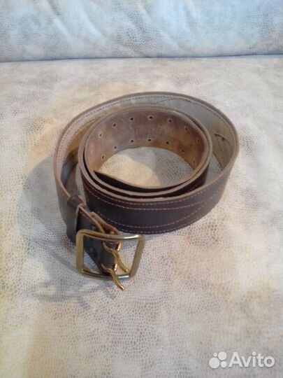 Ремень офицерский кожаный с портупеей