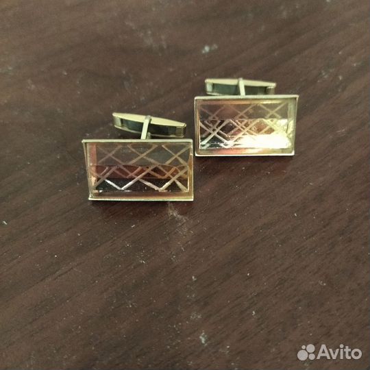 Запонки горный хрусталь СССР. Кинореквизит