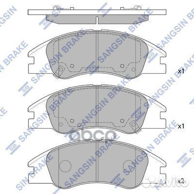 Колодки тормозные KIA cerato/spectra 04- передн