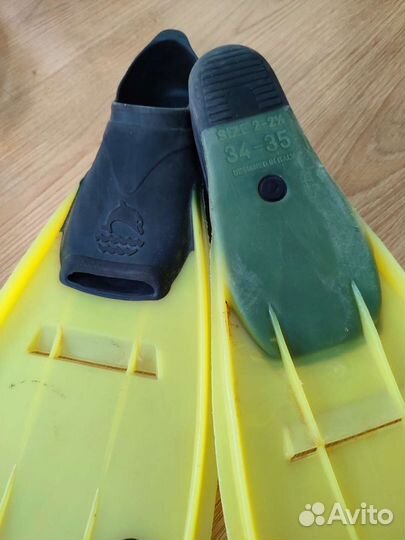 Ласты детские