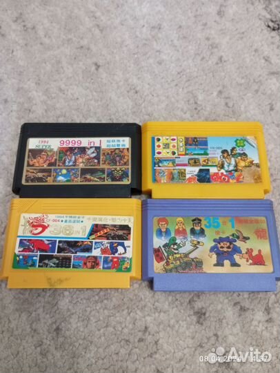 Картриджи dendy из 90х