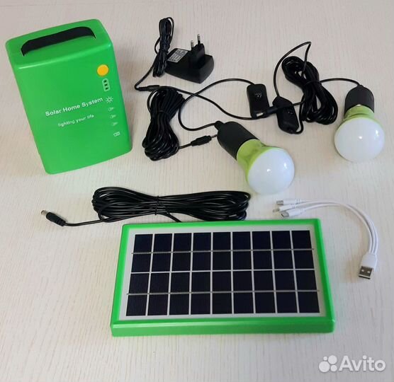 Мини Солнечная станция 12v. С лампами