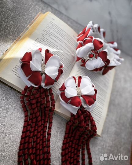 Бантики заколки повязка