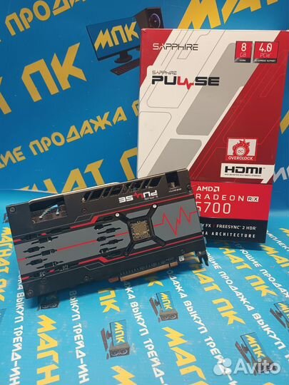 Видеокарта saphire RX 5700 8GB