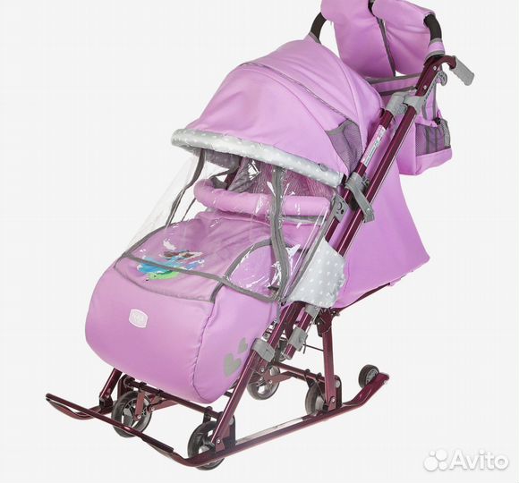 Коляска санки новые