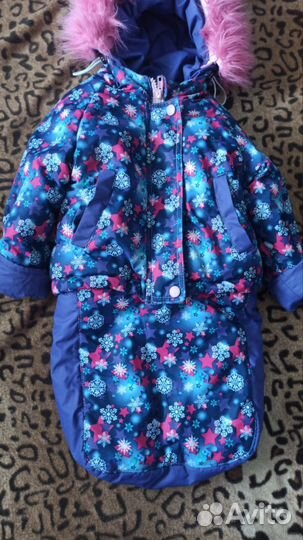 Детский зимний комбинезон на девочку