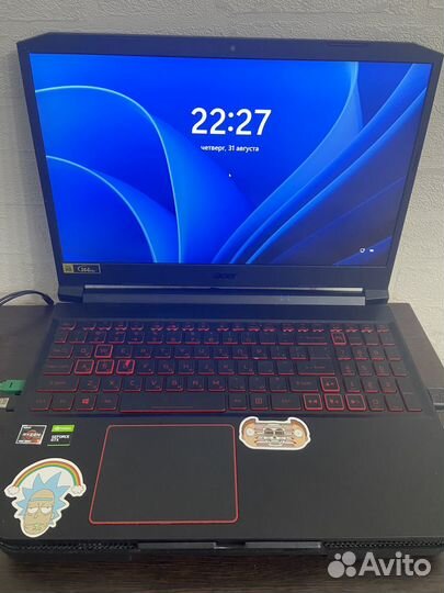 Игровой ноутбук acer nitro 5 на GTX 1650ti