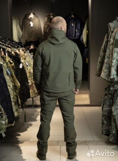 Костюм на флисе олива