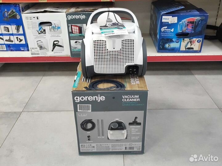 Пылесос gorenje vc1701, 1700вт