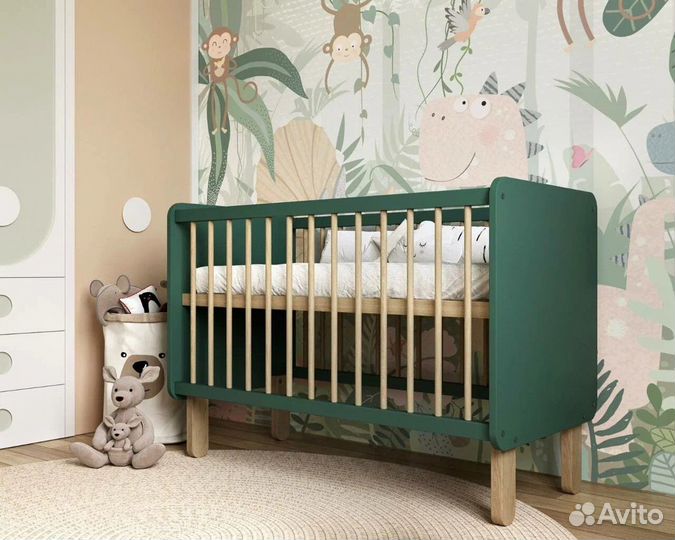 Детская кроватка для новорождённых Лея