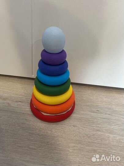 Деревянная пирамидка