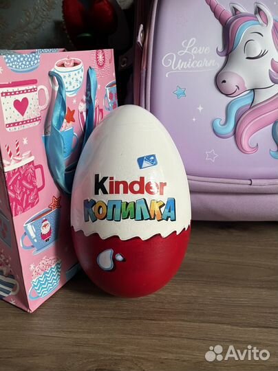 Копилка киндер сюрприз из гипса