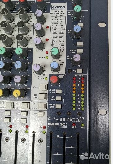 Ручки и ползунки к микшерным пультам