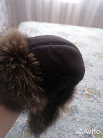 Шапка ушанка для мальчика, натуральный мех