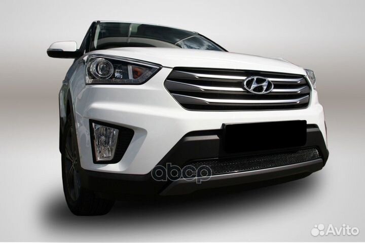 Сетка на бампер внешняя для hyundai Creta 2016