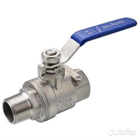 Кран шаровый 1/2 г/ш полнопроходной