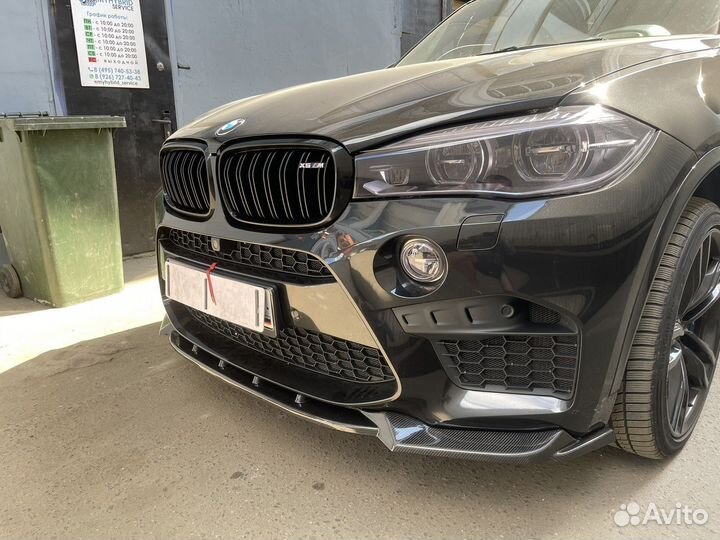 Сплиттер для BMW X5M F85 X6M F86 Maxton карбон